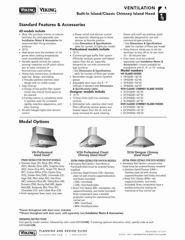 Viking Ventilation Hood VIH-page_pdf
